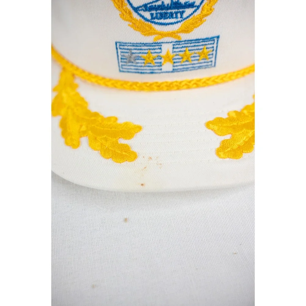 Strohm Korean War Veterans Memorial Hat Mens OSFM White Good 1995 Dedication